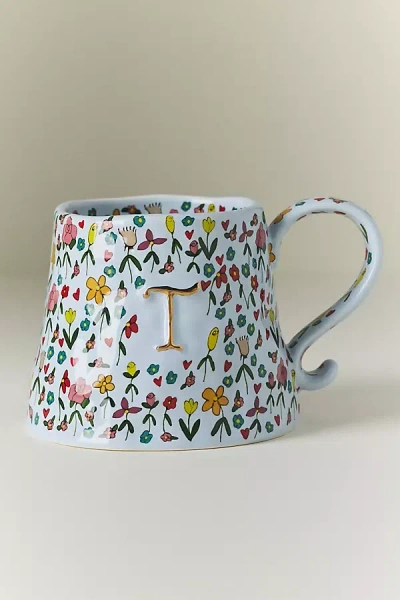The Mud Fairy Stoneware Monogram Mug