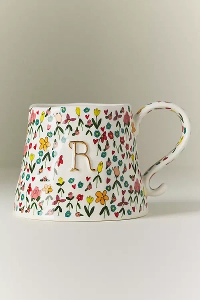 The Mud Fairy Stoneware Monogram Mug