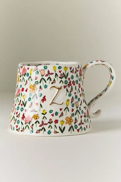 The Mud Fairy Stoneware Monogram Mug