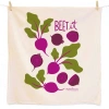 The Neighborgoods Beet Dish Towel + Sponge Cloth Gift Set In Multi
