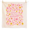 The Neighborgoods Blossoms Dish Towel + Sponge Cloth Gift Set In Pink