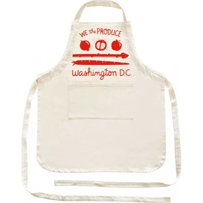 The Neighborgoods Dc Flag Apron In Neutral