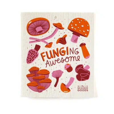The Neighborgoods Mushroom Dish Towel + Sponge Cloth Gift Set In Multi