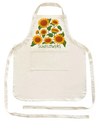 The Neighborgoods Sunflower Apron In White