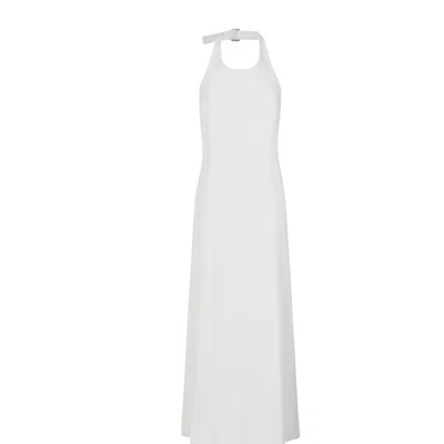 The New Archive Women's White The Maxi Halter Dress