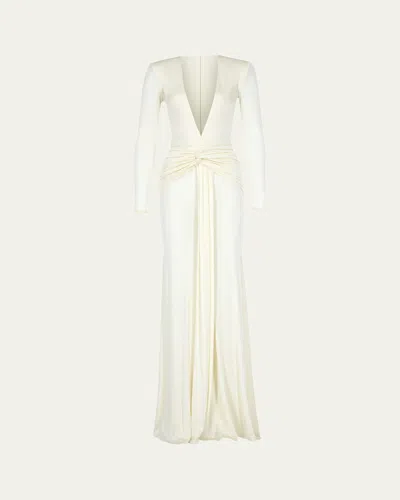 The New Arrivals By Ilkyaz Ozel Azure Maxi Gown