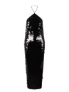 The New Arrivals By Ilkyaz Ozel Blanca In Noire Primitif Dress