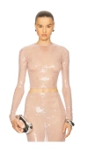 The New Arrivals By Ilkyaz Ozel Catroux Top In Pink