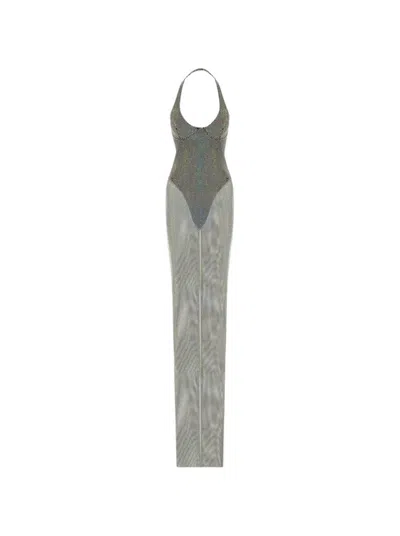 The New Arrivals By Ilkyaz Ozel Coralie Dress In The Phoenix Rises In Grey