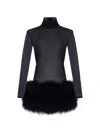 The New Arrivals By Ilkyaz Ozel Elly Mini Dress Mystere Black