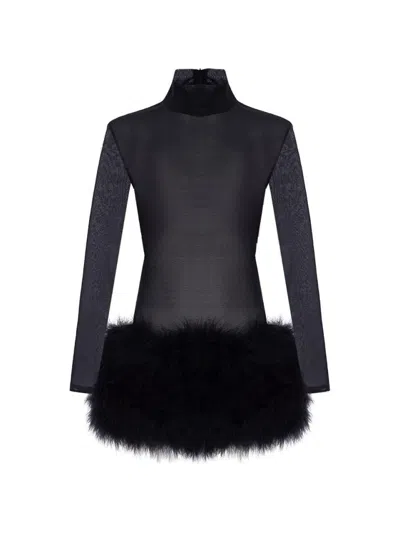 The New Arrivals By Ilkyaz Ozel Elly Mini Dress Mystere Black