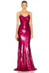 The New Arrivals By Ilkyaz Ozel Gwyneth Gown In Violine Surrealiste