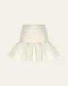The New Arrivals By Ilkyaz Ozel Lina Ruched Mini Skirt