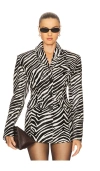 The New Arrivals By Ilkyaz Ozel Maya Jacket In Black