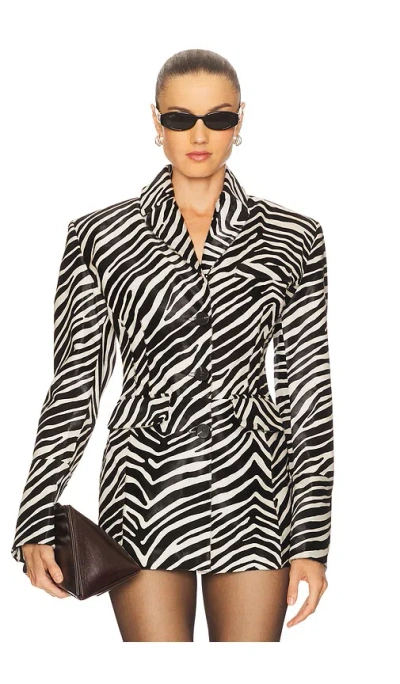 The New Arrivals By Ilkyaz Ozel Maya Jacket In Black