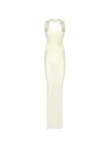 The New Arrivals By Ilkyaz Ozel Samsara Ruched Jersey Dress - Casablanca Lily In Neutrals