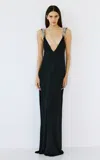 The New Arrivals Ilkyaz Ozel Amaranta Zaffiro Pearl Embellished Dress In Black