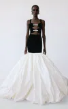 The New Arrivals Ilkyaz Ozel Amoria Pearl Drop Silk Gown