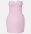The New Arrivals Ilkyaz Ozel Aurelie Lace-trimmed Corset Dress In Pink