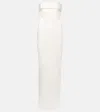 The New Arrivals Ilkyaz Ozel Bridal Rhea Satin Strapless Gown In White