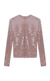 The New Arrivals Ilkyaz Ozel Catroux Metallic Top In Pink