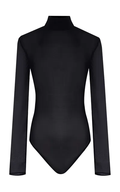 The New Arrivals Ilkyaz Ozel Catroux Mystère Silk Top In Black