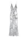 The New Arrivals Ilkyaz Ozel Claudie Sequined Gown