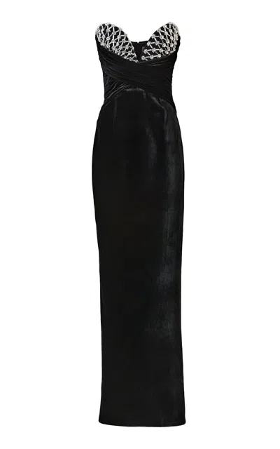 The New Arrivals Ilkyaz Ozel Cybelle Impérial Noir Dress In Black