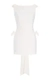 The New Arrivals Ilkyaz Ozel Daphne Train-detailed Mini Dress