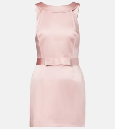 THE NEW ARRIVALS ILKYAZ OZEL DELPHINE SATIN MINIDRESS