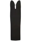 The New Arrivals Ilkyaz Ozel Woman Maxi Dress Black Size 8 Pes In Black