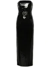 The New Arrivals Ilkyaz Ozel Estelle Sequin-embellished Maxi Dress In Black