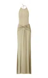 The New Arrivals Ilkyaz Ozel Euphorie Riviera Dress In Green