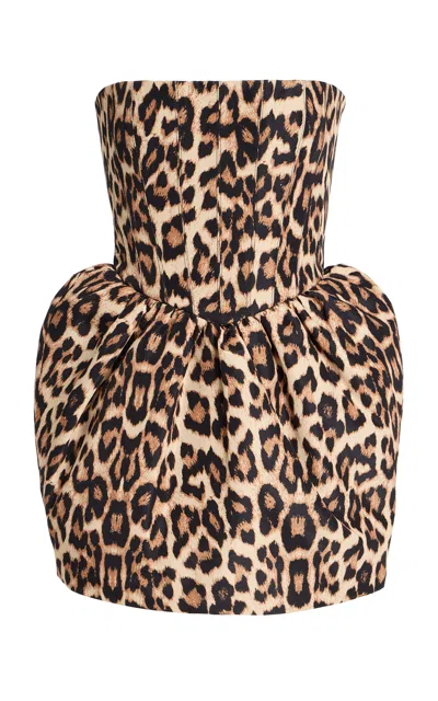 The New Arrivals Ilkyaz Ozel Exclusive Psydae Crepe Mini Dress