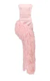 The New Arrivals Ilkyaz Ozel Giselle Bois De Rose Dress In Pink
