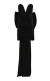 The New Arrivals Ilkyaz Ozel Greta Impérial Noir Dress In Black