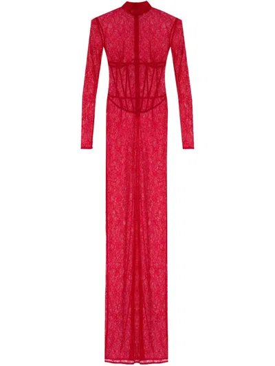 The New Arrivals Ilkyaz Ozel Isadora Gown In Red