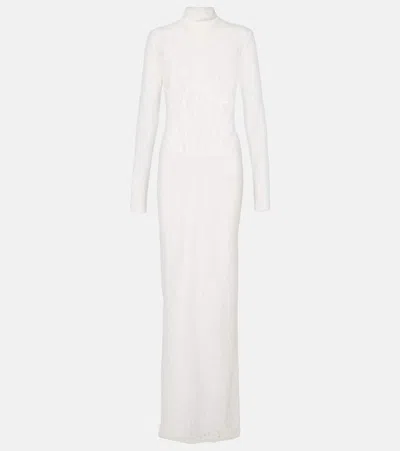 The New Arrivals Ilkyaz Ozel Isadora Lace Corset Gown In White