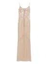 The New Arrivals Ilkyaz Ozel Isis Maxi Dress In Neutral