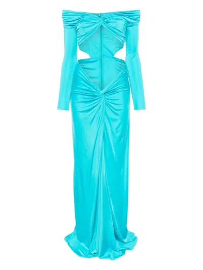 The New Arrivals Ilkyaz Ozel Jasmine Maxi Dress In Blue
