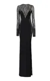 The New Arrivals Ilkyaz Ozel Jean Ambre Eccentrico Laced Dress In Black
