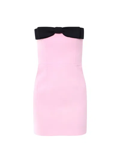 THE NEW ARRIVALS ILKYAZ OZEL JERSEY DRESS WITH FRONTAL BOW