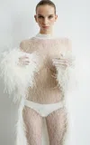 The New Arrivals Ilkyaz Ozel La Tendresse Circe Jumpsuit In White