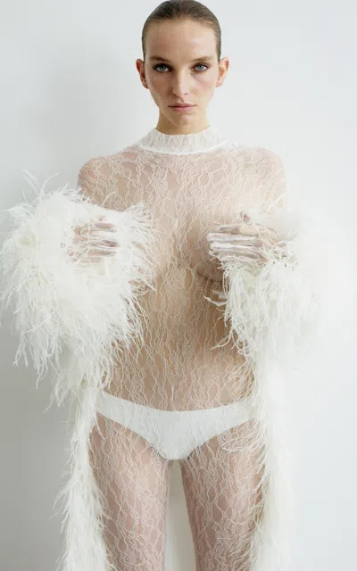 The New Arrivals Ilkyaz Ozel La Tendresse Circe Jumpsuit In White