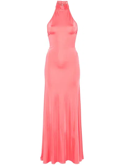 The New Arrivals Ilkyaz Ozel Leia Maxi Dress In Pink