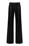 The New Arrivals Ilkyaz Ozel Lenny Leather Pants In Black