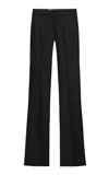 The New Arrivals Ilkyaz Ozel Lenny Wool-blend Flared Pants In Black