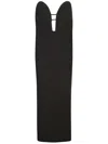 The New Arrivals Ilkyaz Ozel Woman Maxi Dress Black Size 8 Pes In Black