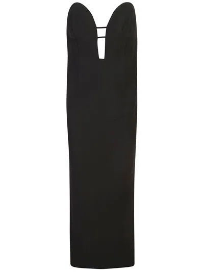 The New Arrivals Ilkyaz Ozel Woman Maxi Dress Black Size 8 Pes