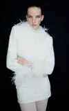 The New Arrivals Ilkyaz Ozel Loulou Étoile De Chamonix Jacket In White